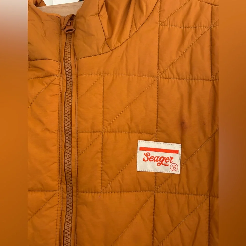 Seager Ruff & Tuff Puff Jacket Orange - Picture 2 of 11